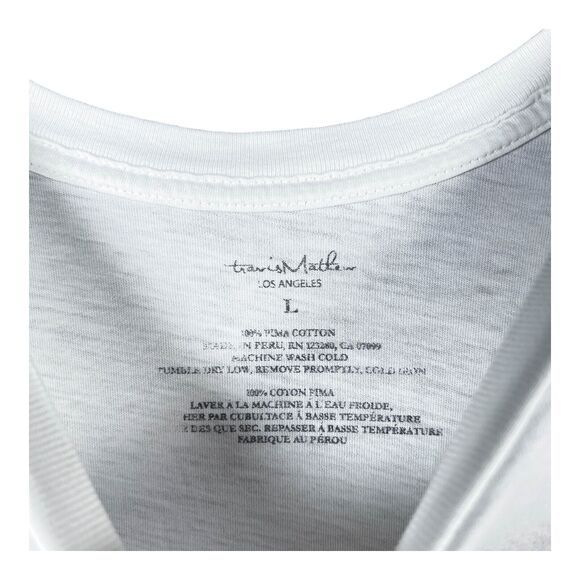 Men's Travis Mathew T Shirt Golf Sucks Golfing Sports White sz L - Picture 4 of 4